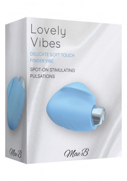 Голубой вибратор Soft Touch Finger Vibe Голубой вибратор Soft Touch Finger Vibe