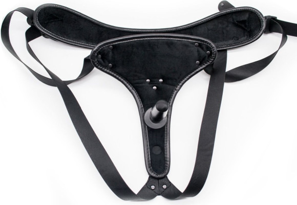 Вибрострапон Woman Midi с вагинальной пробкой - 22 см. Вибрострапон Woman Midi с вагинальной пробкой - 22 см.