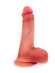 Телесный вибратор-реалистик с пультом ДУ - 19 см. Телесный вибратор-реалистик с пультом ДУ - 19 см.