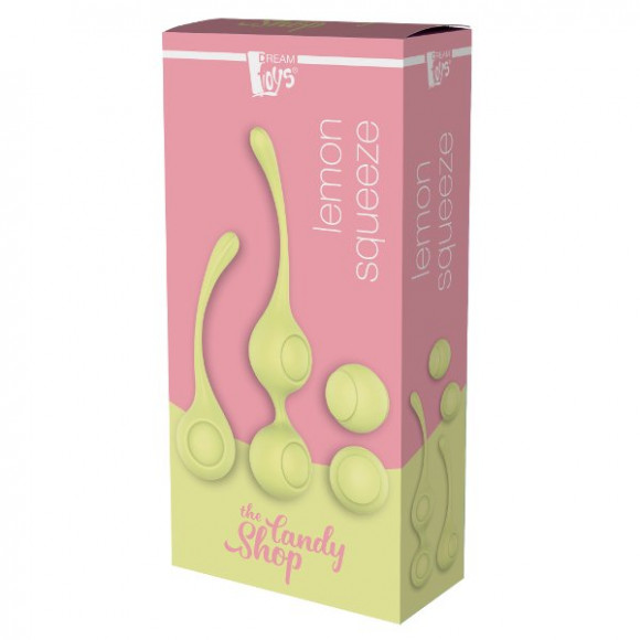 Набор желтых вагинальных шариков Lemon Squeeze Набор желтых вагинальных шариков Lemon Squeeze