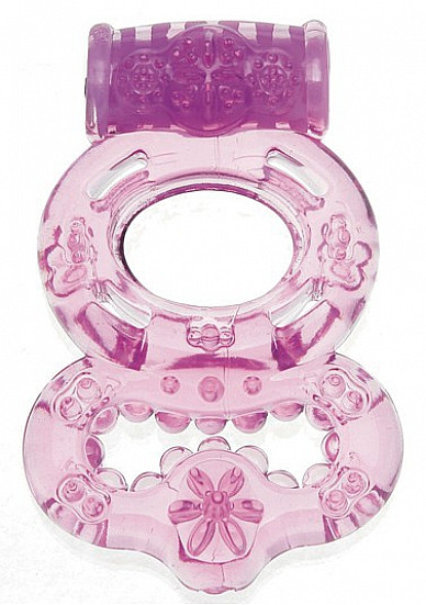 Вибрирующее эрекционное кольцо с шипами Вибрирующее эрекционное кольцо с шипами