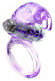 Сиреневое эрекционное виброкольцо с клиторальным зайчиком Сиреневое эрекционное виброкольцо с клиторальным зайчиком