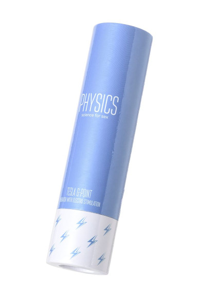 Голубой силиконовый вибратор с электростимуляцией TESLA G-POINT - 21 см. Голубой силиконовый вибратор с электростимуляцией TESLA G-POINT - 21 см.