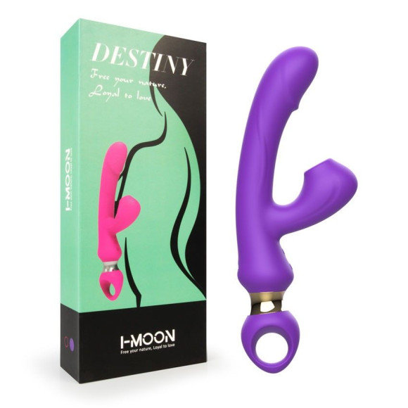 Фиолетовый вибратор-кролик с вакуумной стимуляцией клитора - 24,6 см. Фиолетовый вибратор-кролик с вакуумной стимуляцией клитора - 24,6 см.