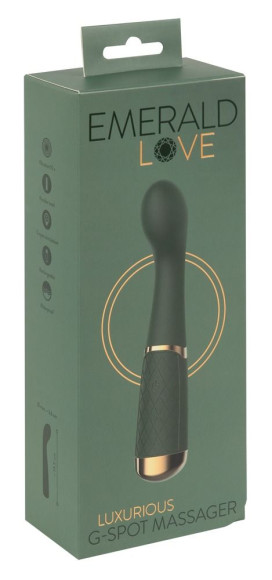 Зеленый стимулятор точки G Luxurious G-Spot Massager - 19,5 см. Зеленый стимулятор точки G Luxurious G-Spot Massager - 19,5 см.