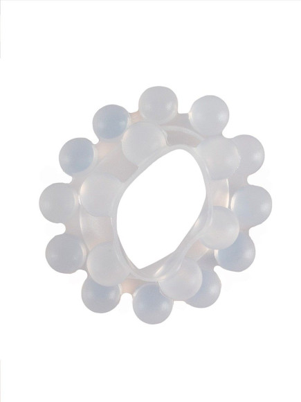 Эластичное эрекционное кольцо с двумя рядами шариков Эластичное эрекционное кольцо с двумя рядами шариков