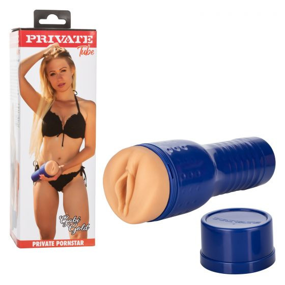 Мастурбатор-вагина Private Tube Gabi Gold Pussy Мастурбатор-вагина Private Tube Gabi Gold Pussy