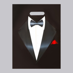 Пакет «Смокинг» полиэтиленовый с вырубной ручкой (30х40 см)