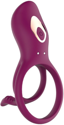 Сливовое эрекционное виброкольцо кольцо AN Germ Сливовое эрекционное виброкольцо кольцо AN Germ