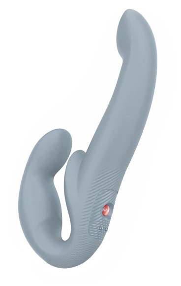 Серый безремневой страпон Share Vibe Pro Серый безремневой страпон Share Vibe Pro