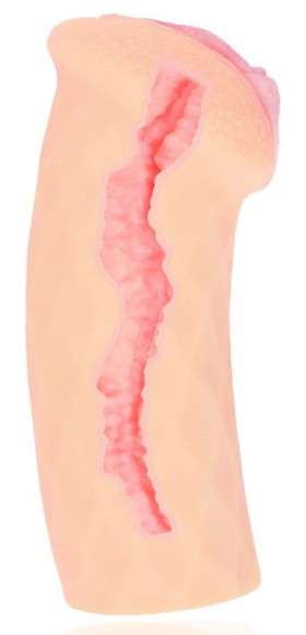 Телесный реалистичный мастурбатор-вагина Elegance.007 с двойным слоем материала Телесный реалистичный мастурбатор-вагина Elegance.007 с двойным слоем материала