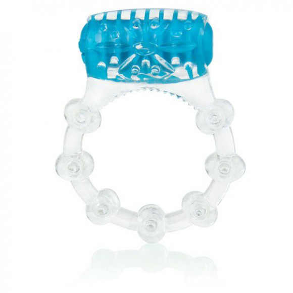 Ярко-синее кольцо на пенис с вибрацией Ярко-синее кольцо на пенис с вибрацией