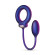 Фиолетовое эрекционное виброкольцо с анальным шариком Eclipse Фиолетовое эрекционное виброкольцо с анальным шариком Eclipse