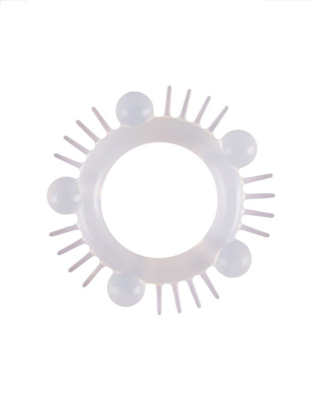 Эластичное эрекционное кольцо с шишечками и шипами Эластичное эрекционное кольцо с шишечками и шипами