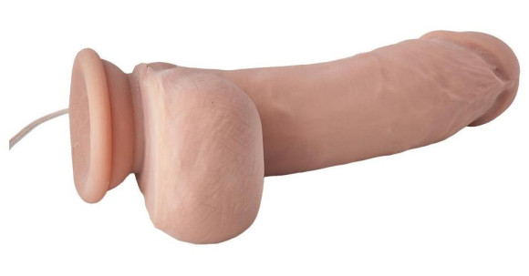 Телесный вибромассажер DARING DUKE - 18 см. Телесный вибромассажер DARING DUKE - 18 см.