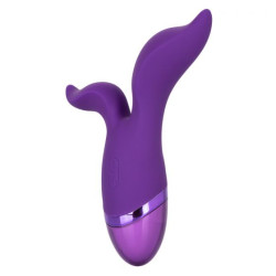 Фиолетовый раздвоенный вибромассажер Aura Duo Фиолетовый раздвоенный вибромассажер Aura Duo