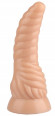 Телесный фигурный анальный фаллоимитатор - 20,5 см. Телесный фигурный анальный фаллоимитатор - 20,5 см.