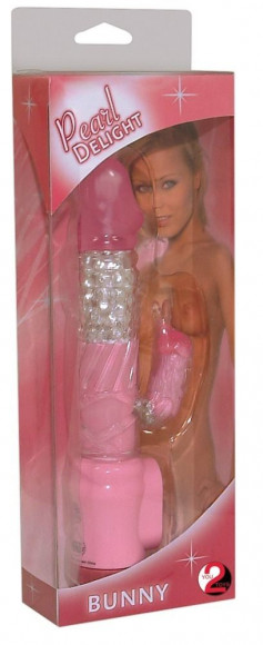 Розовый вибратор Vibrating Rabbit с клиторальным зайчиком - 22 см. Розовый вибратор Vibrating Rabbit с клиторальным зайчиком - 22 см.
