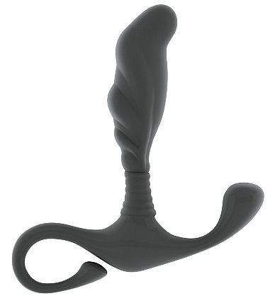 Серый анальный массажер простаты Prostate Massager No.27 - 12,5 см. Серый анальный массажер простаты Prostate Massager No.27 - 12,5 см.