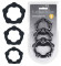 Набор из 3 эрекционных колец Beaded Silicone Cockring Set
