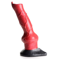 Красный фантазийный фаллоимитатор Hell-Hound Canine Penis Silicone Dildo - 19 см. Красный фантазийный фаллоимитатор Hell-Hound Canine Penis Silicone Dildo - 19 см.