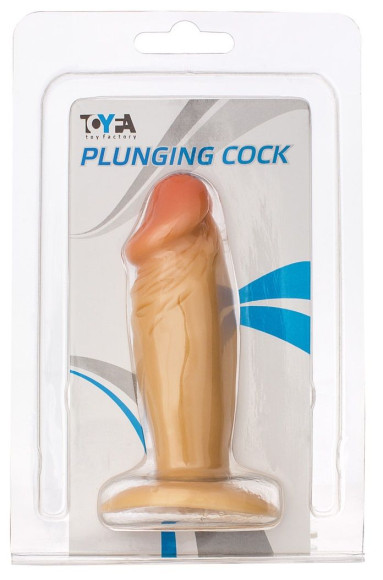 Пробка-фаллос телесного цвета - 11,5 см. Пробка-фаллос телесного цвета - 11,5 см.