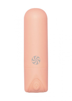 Персиковая перезаряжаемая вибропуля Gala Персиковая перезаряжаемая вибропуля Gala