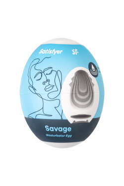 Мастурбатор-яйцо Satisfyer Savage Mini Masturbator Мастурбатор-яйцо Satisfyer Savage Mini Masturbator