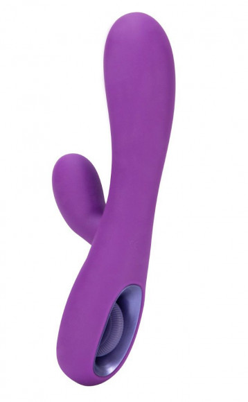 Фиолетовый вибромассажер Tease 6x Rabbit Style со стимуляцией клитора - 17,8 см. Фиолетовый вибромассажер Tease 6x Rabbit Style со стимуляцией клитора - 17,8 см.