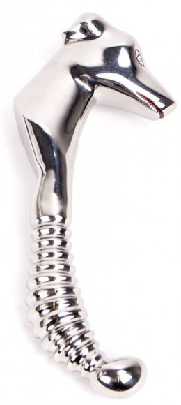 Серебристый стимулятор простаты с рукояткой в форме морды собаки Prostate Stimulator with Dogface Серебристый стимулятор простаты с рукояткой в форме морды собаки Prostate Stimulator with Dogface