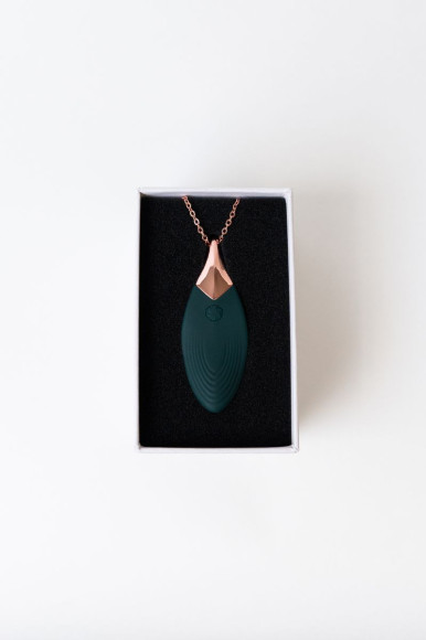 Зеленый виброкулон Leaf