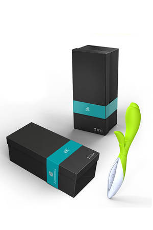 Зеленый вибратор ZINI ZOOK