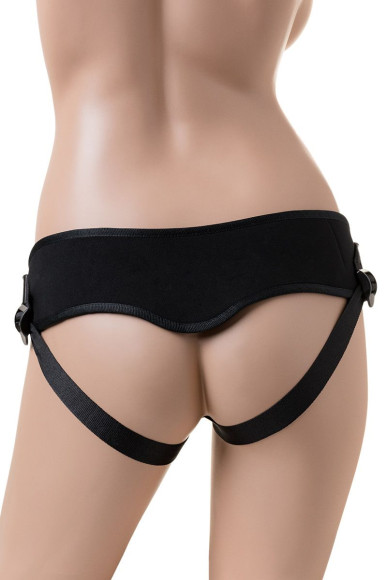 Страпон с 2 насадками и вибрацией UniStrap - 19 и 12 см. Страпон с 2 насадками и вибрацией UniStrap - 19 и 12 см.