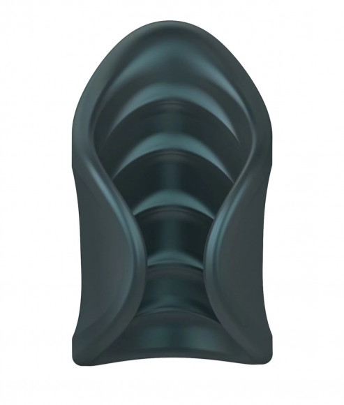 Серый сквозной мастурбатор с вибрацией Manwan Starter Серый сквозной мастурбатор с вибрацией Manwan Starter