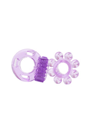 Набор из двух фиолетовых эрекционных колец Optimus Набор из двух фиолетовых эрекционных колец Optimus