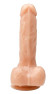 Телесный реалистичный фаллоимитатор - 18 см. Телесный реалистичный фаллоимитатор - 18 см.