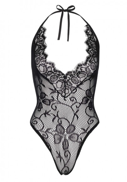 Кружевной тедди EYELASH LACE TRIMMED TEDDY