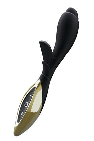 Черный с золотом вибратор ZINI ZOOK Черный с золотом вибратор ZINI ZOOK