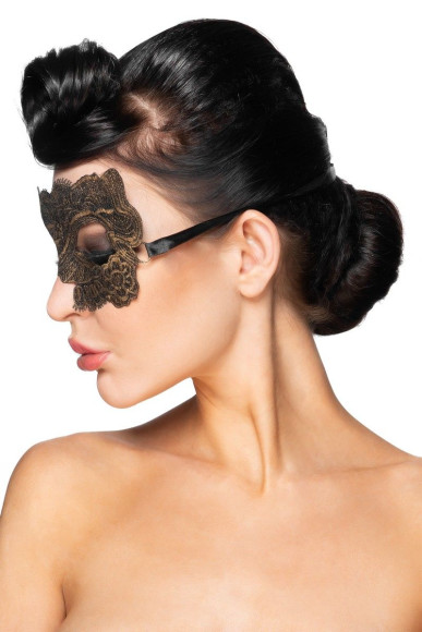 Золотистая карнавальная маска Гомейса Золотистая карнавальная маска Гомейса