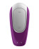 Фиолетовый вибромассажёр для пар Satisfyer Double Fun Фиолетовый вибромассажёр для пар Satisfyer Double Fun