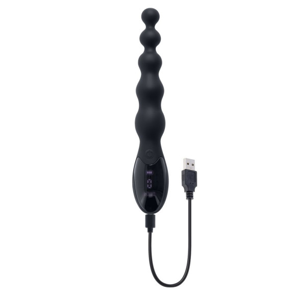 Черный анальный вибростимулятор Backdoor Baton - 24,1 см. Черный анальный вибростимулятор Backdoor Baton - 24,1 см.