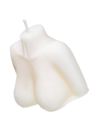 Белая сувенирная свеча «Женский силуэт» Белая сувенирная свеча «Женский силуэт»