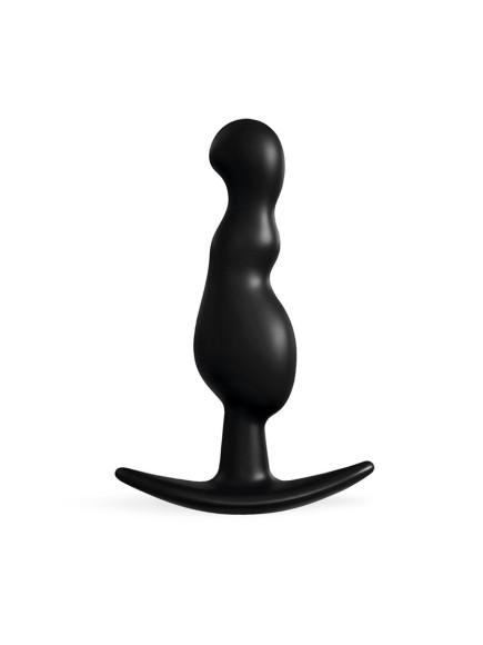 Черная фигурная анальная втулка - 8,5 см. Черная фигурная анальная втулка - 8,5 см.