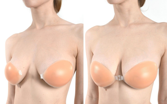 Многоразовый силиконовый бюстгальтер без бретелей Многоразовый силиконовый бюстгальтер без бретелей