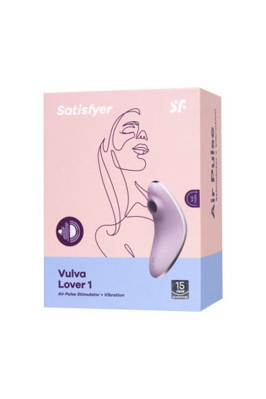 Сиреневый вакуум-волновой вибростимулятор клитора Satisfyer Vulva Lover 1 Сиреневый вакуум-волновой вибростимулятор клитора Satisfyer Vulva Lover 1