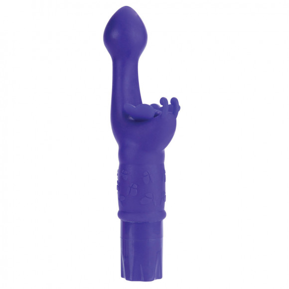 Фиолетовый вибрамассажер клиторно-вагинальный Butterfly Kiss Фиолетовый вибрамассажер клиторно-вагинальный Butterfly Kiss