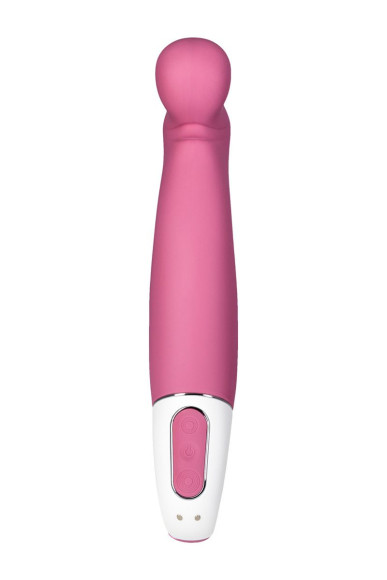 Вибратор Satisfyer Petting Hippo с загнутым кончиком - 22,9 см. Вибратор Satisfyer Petting Hippo с загнутым кончиком - 22,9 см.
