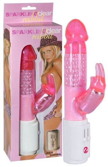 Розовый многофункциональный вибратор Horny Rabbit - 25 см. Розовый многофункциональный вибратор Horny Rabbit - 25 см.