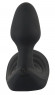 Черный вибростимулятор простаты Butt Plug с функцией расширения - 10,7 см. Черный вибростимулятор простаты Butt Plug с функцией расширения - 10,7 см.