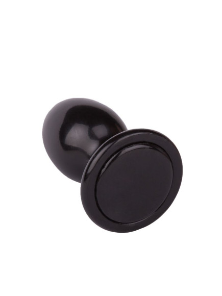 Черная анальная пробка MAGNUM 7 - 10 см. Черная анальная пробка MAGNUM 7 - 10 см.